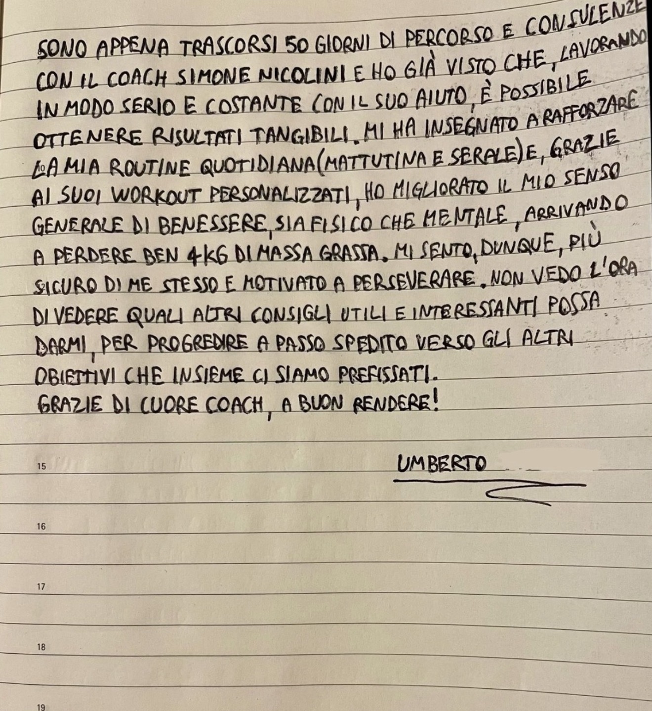 Testimonianza clienti Protocollo ANIMA